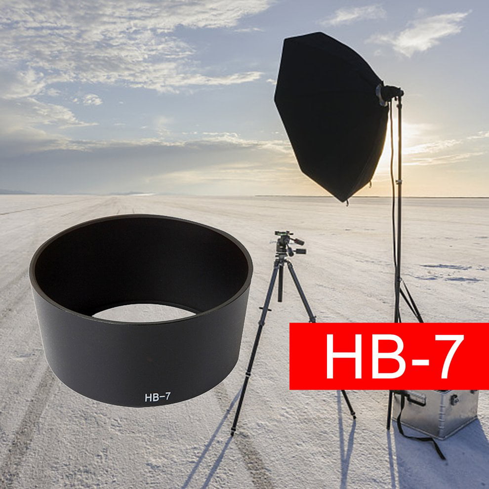 WOVELOT HB-7 II Plastic Petal Lens Hood for Af Nikkor 80-200mm F/2.8d Ed Lens Black