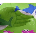 thumbnail image 5 of oneOone Viscose Chiffon Green Fabric Shark Print Kids Craft Projects Decor Fabric Printed By The Yard 42 Inch Wide, 5 of 6