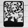 thumbnail image 7 of Black Cats Wall Art Tree Metal Decor Wall Sculptures Decorative Hanging Pediments Ornament Painting for Home Living Room Kitchen Bathroom 11.8 x 10.2 Inch DIY, 7 of 7