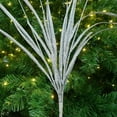 thumbnail image 2 of Holiday Time Silver Glitter Branch Pick, 2 of 2