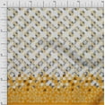 thumbnail image 1 of oneOone Cotton Cambric White Fabric Geometric Panel Craft Projects Decor Fabric Printed By The Yard 56 Inch Wide, 1 of 4