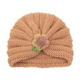 thumbnail image 1 of LSLJS Winter Baby Boys Girls Flowers Knitted Windproof Warmth Ear Protection Children Hat, Kids Hat, 1 of 2