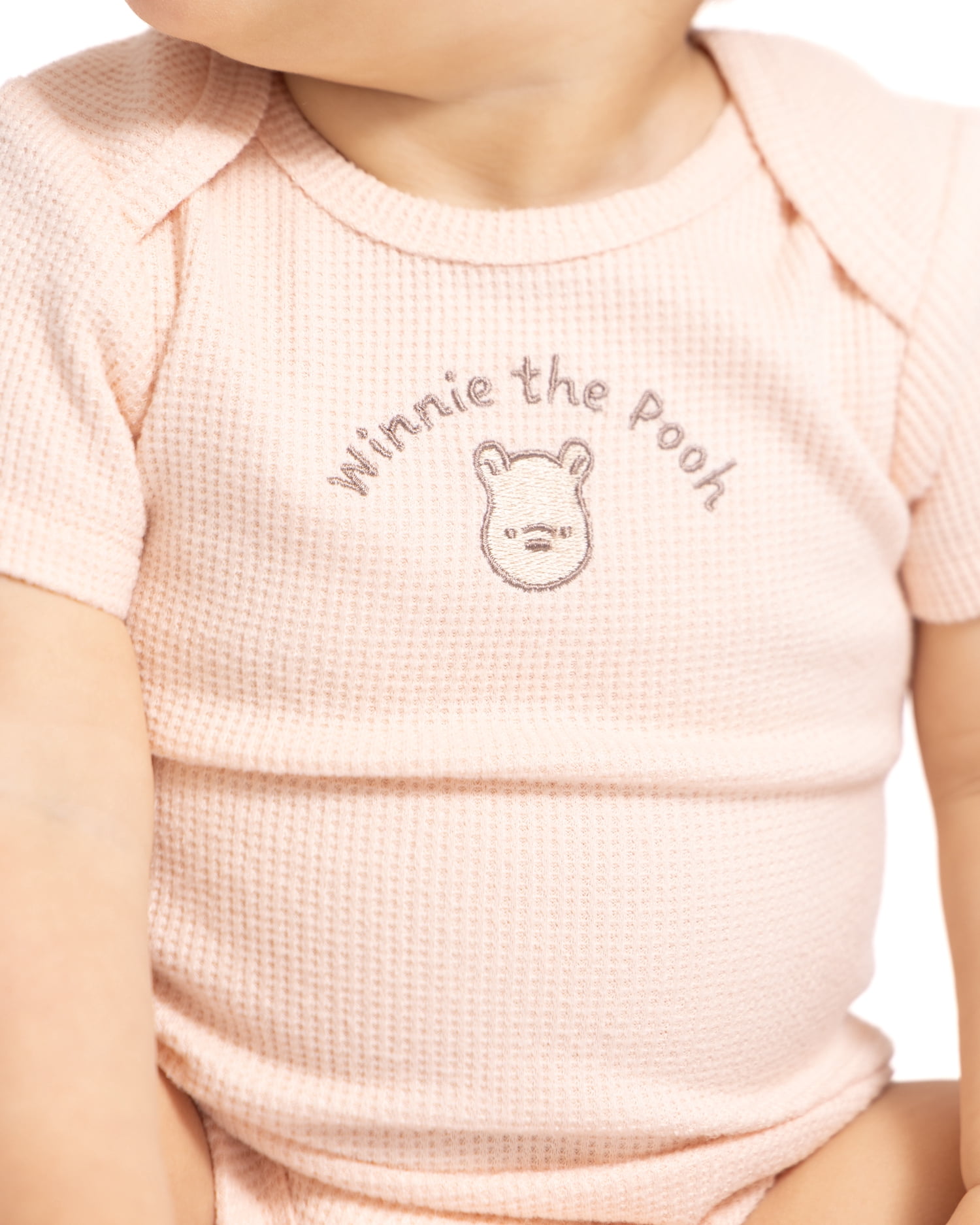 Disney Baby Wishes + Dreams Winnie the Pooh Bodysuits with Short Sleeves, 3-Pack, Sizes Newborn-18M