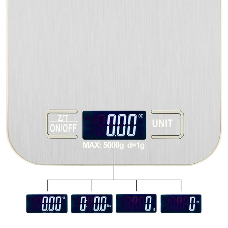 Small Coffee Scale with Timer 1000 x 0.1g Digital Gram Scale w/ Large LCD  Screen