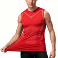 thumbnail image 4 of Yaoyar Compression Shirt Men Slimming Body Shaper Vest Crewneck Workout Shirts Tummy Control Undershirts, 4 of 5