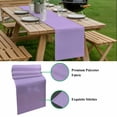 thumbnail image 6 of Table Runner Dresser Scarves 90 Inch Long,Purple Watercolor Solid Color Linen Dining Table Runners, 6 of 9