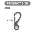 thumbnail image 2 of 20 Piece Carabiner Set Carabiner Hook Snap Closure Keyring Clips Snap Buckle Spring Backpack Clasps Hooks for Camping, 2 of 5