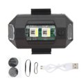 thumbnail image 2 of Luz LED De Seguridad, Luz Trasera De Bicicleta Con Carga USB, Componentes Eléctricos De Plástico Pequeños, Resistente Al Agua Para Mochila Fugacal LED Safety Light, 2 of 8