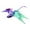 A, variant on 3D Printed Flexible Movable Winged Crystal Dragon Figurine, Animal Model Toy for Home Desktop Decoration Collectible Display,A