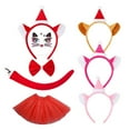 thumbnail image 3 of lanema Cats Role Playing Costume Accessories Cats Headband Tail Bowtie Skirt for Kids Cats Accessories Cats Headband Cats Tail Bowtie Skirt, 3 of 21