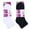 Quarter-Black/White, variant on 6 Pack Women's Athletic Quarter Ankle Low Cut Cotton Socks Cushioned Sports Running