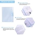 thumbnail image 4 of Sac en Papier semi-transparent inserts de Livres pour Examens Étudiants, 4 of 6