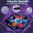 thumbnail image 6 of JUGAAD LIFE Dance Mat Toys for Girls 3-6 Years Dance Pad with LED Light-up 6 Button Wireless Bluetooth Music Dance with 4 Game Modes Birthday Toys Gifts for 4 5 6 7 Year Old Boys Kids, 6 of 8