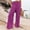 Hot Pink, variant on Rhuody Pants For Women High Waist Wide Leg Palazzo Elastic Waist Loose Comfy Pajama Pants With Pockets Leisure Wear 3Xl Hot Pink