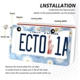thumbnail image 5 of Coolnut Daisy Flower License Plate Frames 2pcs, Aluminum Universal Car License Plate Holder with Round Hole for US Vehicles, 12"x 6", 5 of 7