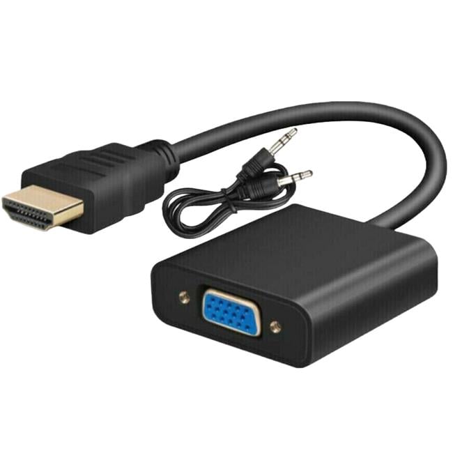 Adaptateur DisplayPort Mâle Vers VGA Femelle – Noir – Passif – Résolution 1920x1200 – Version 1.2