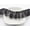 Black, variant on U8MO 5 Meters Ruffle Pleated Organza Lace Ribbon Trim 25mm Sewing Wedding Colour-White