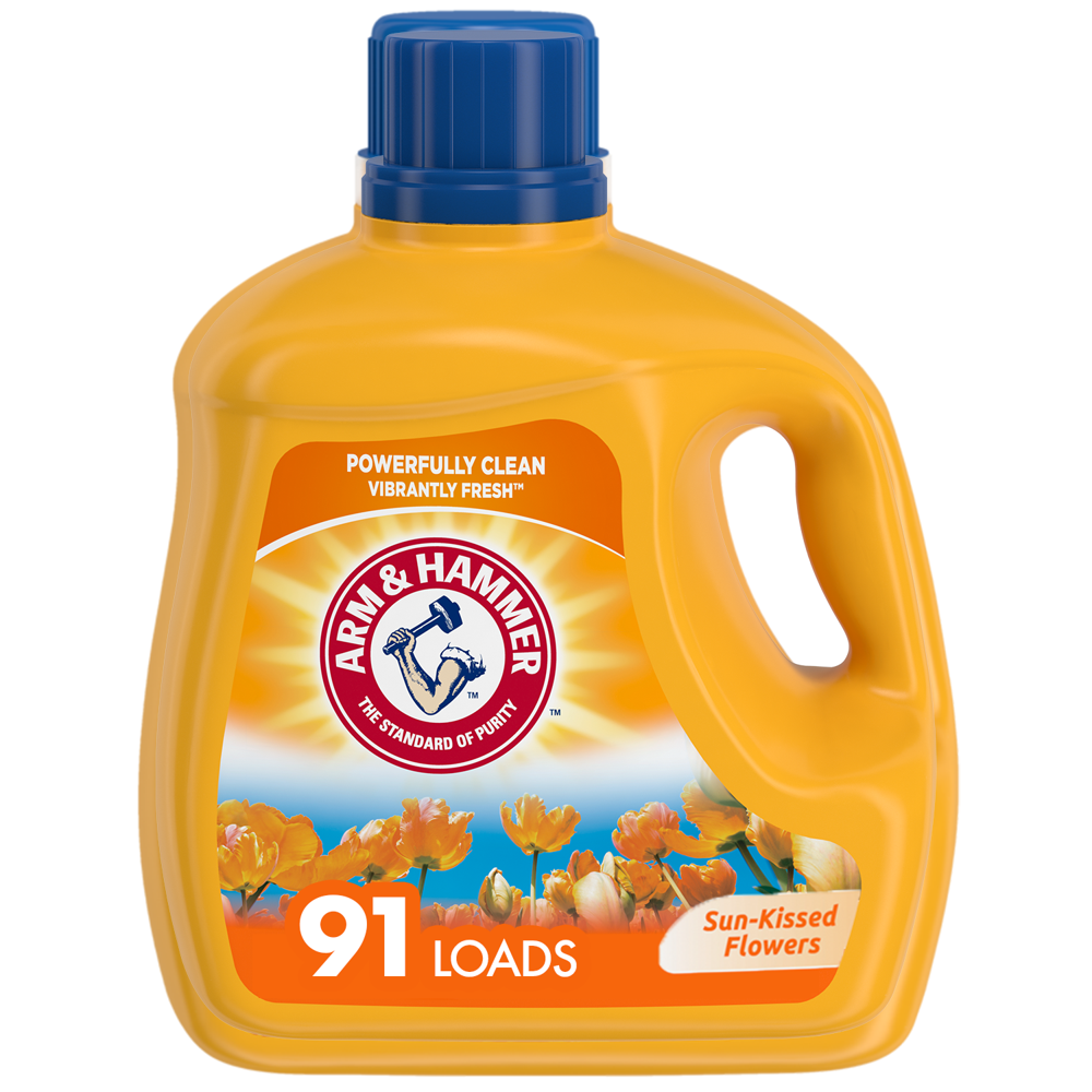 Arm & Hammer Sun Kissed Flowers, 91 Loads Liquid Laundry Detergent, 160