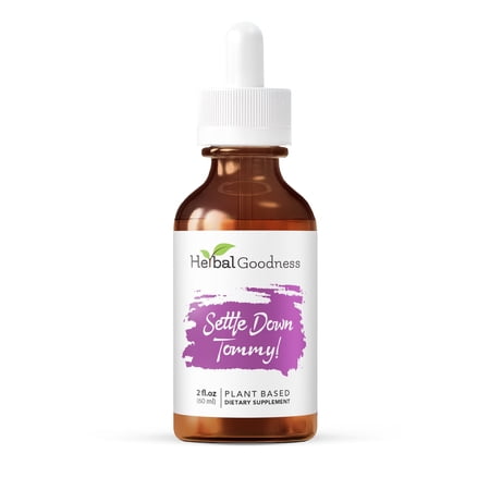 Settle Down Tommy - Tummy Drops, Belly Relief, Gut Rebalance Supplement, Nettle Leaf - 2fl. oz - Herbal Goodness