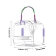 thumbnail image 2 of Portable Plastic Bird Cages Lightweight Waterproof Ventilated Travel Bird Cage, 2 of 7