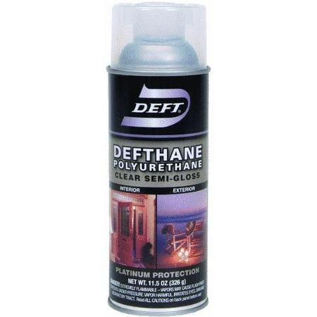 Deft 11.5 Oz Clear Defthane Polyurethane Aerosol Spray Semi Gloss (Set of 6)