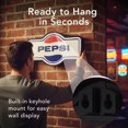 thumbnail image 5 of Licensed Pepsi LED Neon Rope Sign 17" Vintage Light Up Wall Decor Retro Soda Logo Marquee Sign for Man Cave Bar Garage Game Room USB or Battery Powered Wall Art, 5 of 8