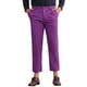 thumbnail image 1 of Pantalones recortados ajustados para hombre Inspire Chic, con pliegues en la parte delantera, de longitud hasta el tobillo, talla 38, color púrpura, 1 of 5