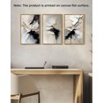 thumbnail image 7 of SHENIFY Black Abstract Wall Art 16x24in3pcs Natural Framed Minimalist Neutral Color Block Pastel Wall Decor Modern Decor Artwork Prints Rustic farmhouse Bedroom, 7 of 7