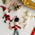 thumbnail image 4 of harmtty Xmax Christmas Pendant Exquisite Santa Claus Soldier Angel Shape Xmas Tree Pendant for Festive Decoration H, 4 of 8