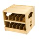 thumbnail image 5 of Organizador de comida para gatos elegante y ahorra espacio, de doble capa, para gabinetes de suministros para mascotas. Forma del ventilador, 5 of 9