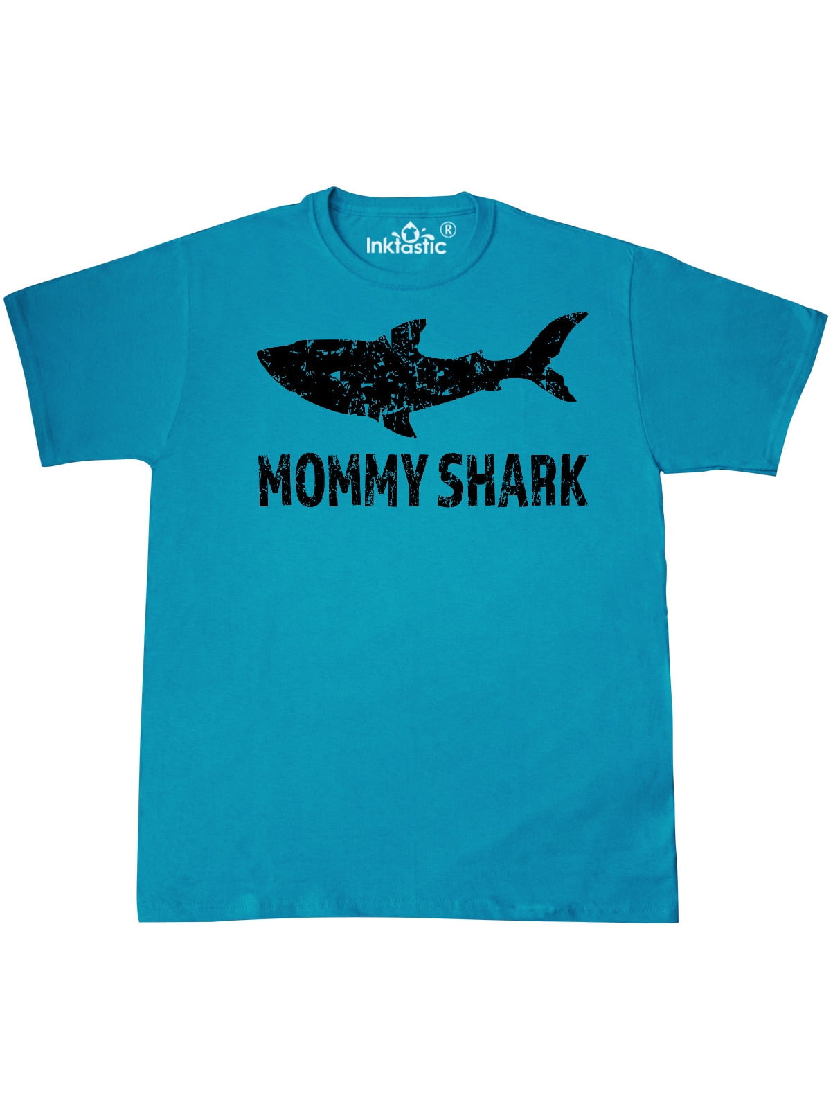 Download INKtastic - Mommy Shark with Distressed Shark T-Shirt ...