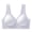 Purple, variant on Women Plus Size Front Closure Fixed Cup Back Bras