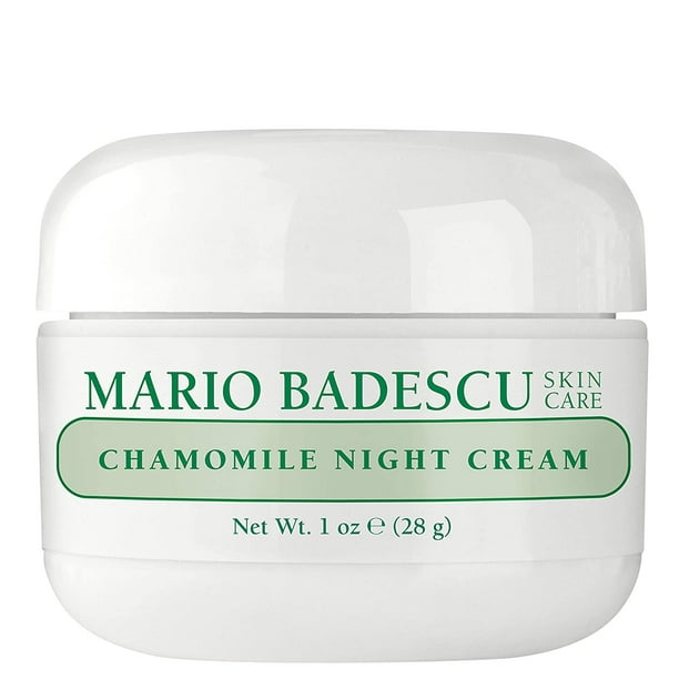 matron partiskhed volatilitet Mario Badescu Chamomile Night Face Cream with Vitamin A Oil 1oz -  Walmart.com