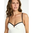 thumbnail image 4 of Time and Tru Women's and Women's Plus Size Underwire One Piece Swimsuit, Sizes XS-3X, 4 of 5