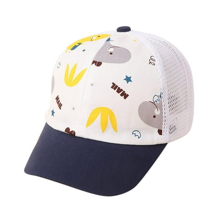 

Toddler Boys Girls Breathable Dinosaur Cap Spring Summer Sun Hat Cute Cartoon Printed Cap Running Gear Kids
