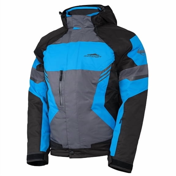 Katahdin Gear Dagger Jacket Mens, Black/Grey/Blue   Large