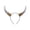B002- Silver, variant on Silver Ox Horn Headband, Halloween Birthday Party Decorations, Trunk Or Treat Decorations, Halloween Party Decor, Decorative Antler Horn Headwear, 12X10 in Lightweight Accessory