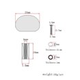 thumbnail image 1 of fastboy 6Pcs Coffee Colour Guitar Tuning Pegs Replacement Button knob Handle Cap, 1 of 9