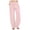 Pink, variant on Summer Outfits for Women Women Solid Casual Pocket Wide Leg Pants Elastic Waist Loose Pants Womens plus Size Casual Dressy And Track Soft Dress for with Pockets Green S