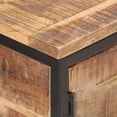 thumbnail image 3 of vidaXL Sideboard 85x30x80 cm Rough Mango Wood, 3 of 5