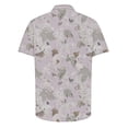 thumbnail image 4 of AHTJRT Stylish Men's Camouflage Print Button Down Short Sleeve Shirt Purple L, 4 of 5