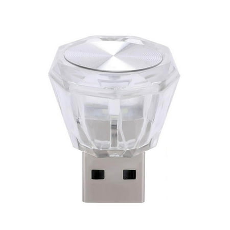 

1 PC Mini USB LED Light RGB Car LED Interior Lighting 5V Smart USB LED Ambience Light Home Office Decor Night Light C3-Home1162