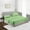 Moss, variant on Flex Head King Size Top Split Flex Sheet Set of 4 Pcs, Adjustable Split 39 inches from The Top, Egyptian Cotton 1000 TC, 18 Inch Deep Pocket For Adjustable Beds, Moss