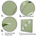thumbnail image 3 of Designart "Sage Leaves In Simplistic Serenity II" Leaves Floater Framed Wall Art Living Room, 3 of 5
