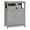 Gray, variant on Costway Bathroom Storage Wood Floor Cabinet with Double Shutter Door Coffee