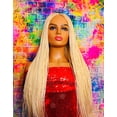 thumbnail image 1 of 2Chique Boutique Women's Handmade Micro Twist Braided Wig Color Blonde 613, 33 Inches, 1 of 6