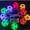 Multicolor S, variant on Usbinx Life Football LED String Lights Sports Ball Fairy Lights for Kids Bedroom Dorm Party Wall Decor Battery Operated Indoor Outdoor Decoration