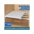 thumbnail image 2 of Adjustable Hanging Wardrobe Organizer Shelf Divider For Clothes, No Drilling Required, 2 of 5
