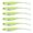 Fluorescent 75mm, variant on Whaledi 6Pcs Fork Tail Swimbaits Lures Silicone Artificial Swimbaits for Saltwater