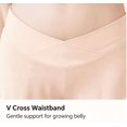 thumbnail image 5 of Cavosen Womens Lounge Shorts Loose Maternity Shorts Wide Leg Adjustable Waist Elastic Waist Pregnancy Shorts Solid Comfortable Summer Pants, 5 of 7